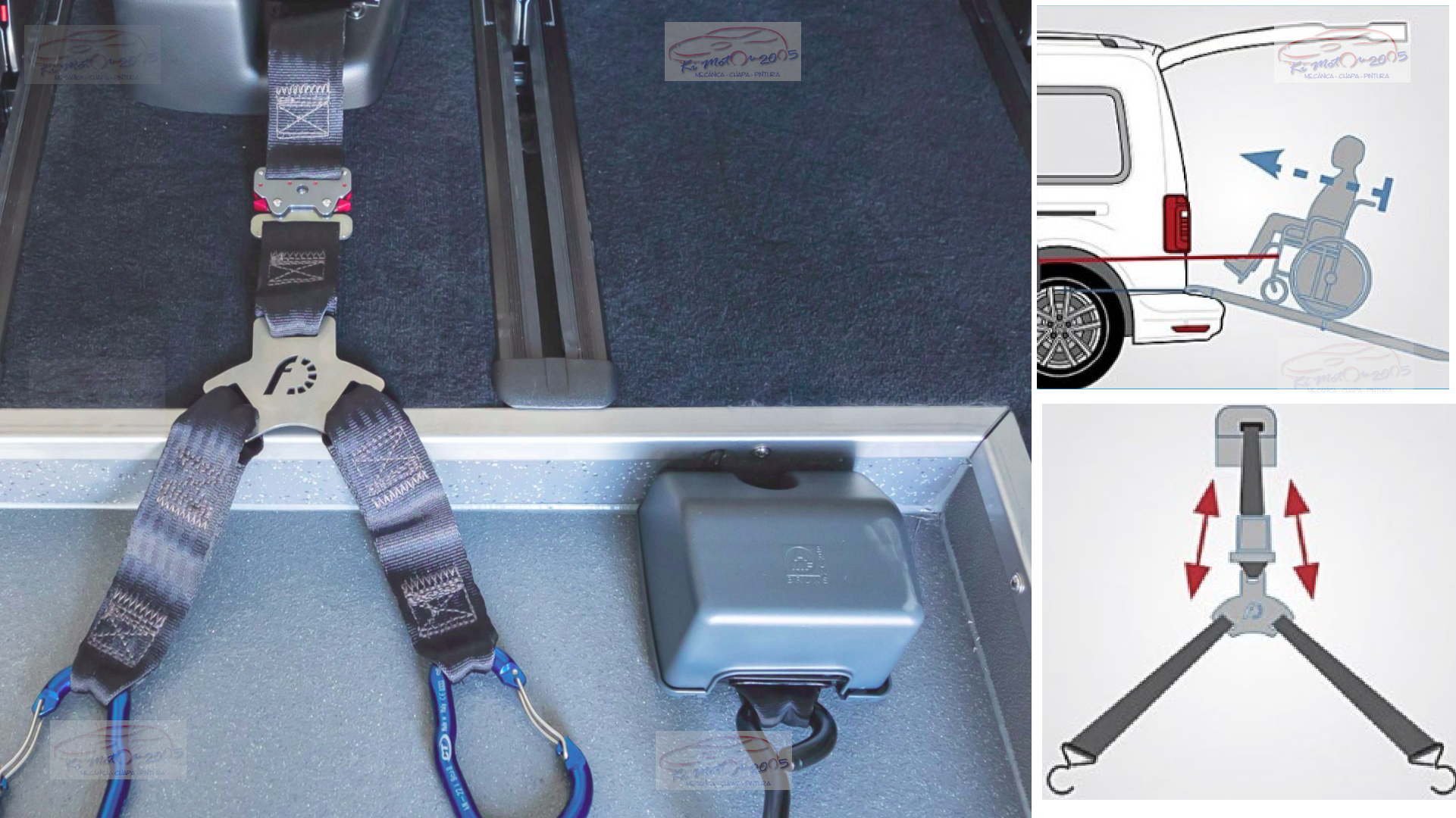 Cabrestante en acción